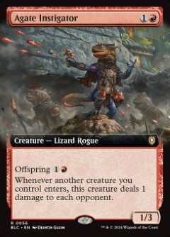 Agate Instigator Bloomburrow Commander Bordless